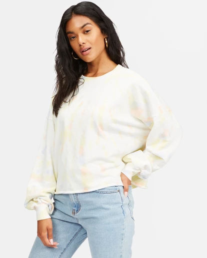 BILLABONG Dreamy Hues Crewneck Sweatshirt MULTI 2 BILLABONG Dreamy Hues Crewneck Sweatshirt MULTI - Image 2