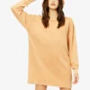 BILLABONG Sandy Dreams Sweatshirt Dress SANDSTONE