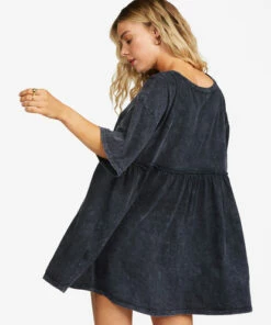 BILLABONG Still Dreaming Babydoll T-Shirt Dress OFF BLACK 5 BILLABONG Still Dreaming Babydoll T-Shirt Dress OFF BLACK -Womens Dresses sales 2022 abjkd00164 billabongw ofb bck1