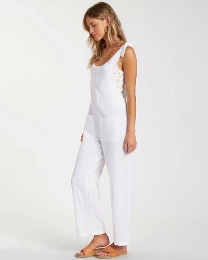 BILLABONG On The Road Jumpsuit SALT CRYSTAL 2 BILLABONG On The Road Jumpsuit SALT CRYSTAL - Image 2