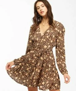 BILLABONG Golden Glow Dress BLACK