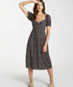 BILLABONG Love Letters Dress OFF BLACK 7 BILLABONG Love Letters Dress OFF BLACK -Womens Dresses sales 2022 abjwd00117 billabongw ofb frt1