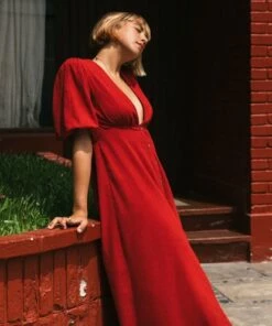 BILLABONG Run Wild Dress PAPRIKA