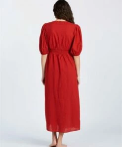 BILLABONG Run Wild Dress PAPRIKA -Womens Dresses sales 2022 abjwd00125 billabongw pap bck1