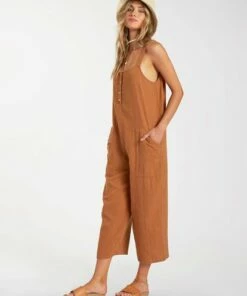 BILLABONG Daydream Jumpsuit CANYON -Womens Dresses sales 2022 abjwd00195 billabongw cay sd1