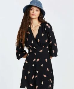 BILLABONG Love Potion Dress BLACK 9 BILLABONG Love Potion Dress BLACK -Womens Dresses sales 2022 abjwd00196 billabongw blk frt2