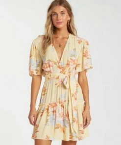 BILLABONG One And Only Dress MIMOSA -Womens Dresses sales 2022 abjwd00199 billabongw mim frt1
