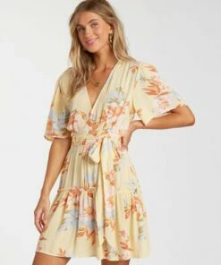 BILLABONG One And Only Dress MIMOSA -Womens Dresses sales 2022 abjwd00199 billabongw mim sd1