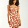BILLABONG Forever Yours Dress CHOCOLATE