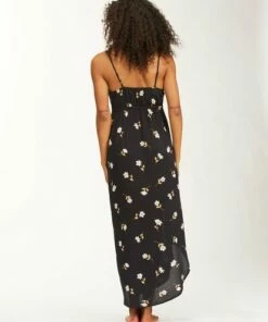 BILLABONG Like Minded Maxi Dress BLACK -Womens Dresses sales 2022 abjwd00208 billabongw blk bck1