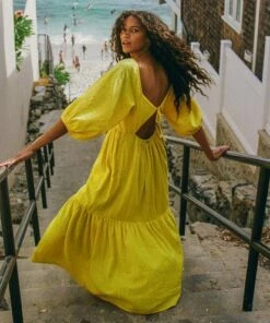 BILLABONG Dream Chaser Dress SUNFLOWER