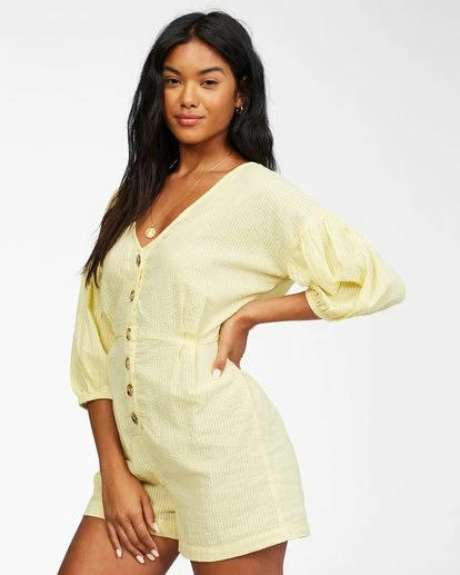 BILLABONG Sun Valley Romper SUNBEAM 2 BILLABONG Sun Valley Romper SUNBEAM - Image 2
