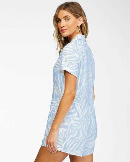 BILLABONG Heads Up Romper CLEAR SKY 4 BILLABONG Heads Up Romper CLEAR SKY - Image 4