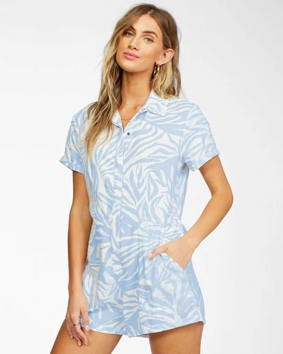 BILLABONG Heads Up Romper CLEAR SKY 3 BILLABONG Heads Up Romper CLEAR SKY - Image 3