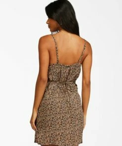 BILLABONG Clear Skies Mini Dress BLACK MULTI -Womens Dresses sales 2022 abjwd00251 billabongw bml bck1