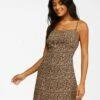 BILLABONG Clear Skies Mini Dress BLACK MULTI