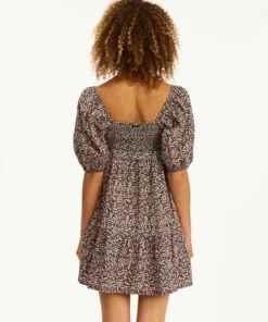 BILLABONG Be Mine Babydoll Dress STAY GOLDEN -Womens Dresses sales 2022 abjwd00253 billabongw ofb bck1