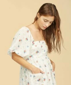 BILLABONG Wrangler Forget Me Not Dress SALT CRYSTAL -Womens Dresses sales 2022 abjwd00264 billabongw scs dtl1