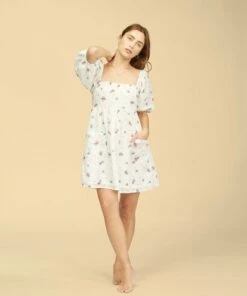 BILLABONG Wrangler Forget Me Not Dress SALT CRYSTAL -Womens Dresses sales 2022 abjwd00264 billabongw scs frt2