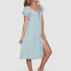 BILLABONG Seamist Midi Dress BLUE