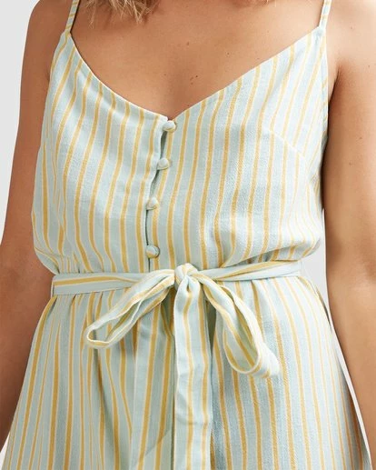 BILLABONG Arizona Boardwalk Slip Dress PASTEL BLUE 5 BILLABONG Arizona Boardwalk Slip Dress PASTEL BLUE - Image 5
