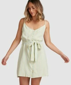 BILLABONG Arizona Boardwalk Slip Dress PASTEL BLUE