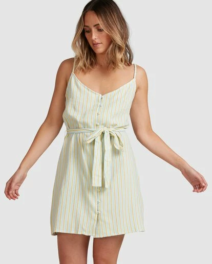 BILLABONG Arizona Boardwalk Slip Dress PASTEL BLUE 1 BILLABONG Arizona Boardwalk Slip Dress PASTEL BLUE