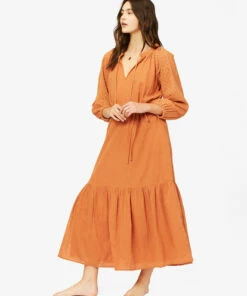 BILLABONG Crystal Cove Midi Shift Dress BRONZE -Womens Dresses sales 2022 abjwd00328 billabongw brz sd1