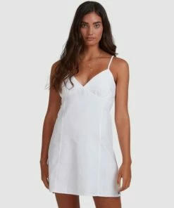 BILLABONG Sunny Dayz Dress SALT CRYSTAL -Womens Dresses sales 2022 abjwd00339 billabongw scs frt2