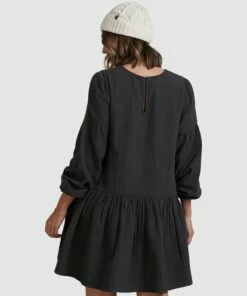 BILLABONG Wishes Tiered Dress BLACK 7 BILLABONG Wishes Tiered Dress BLACK -Womens Dresses sales 2022 abjwd00346 billabongw blk bck1