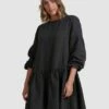 BILLABONG Wishes Tiered Dress BLACK