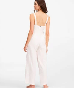 BILLABONG Sandy Cove Jumpsuit SALT CRYSTAL -Womens Dresses sales 2022 abjwd00357 billabongw scs bck1