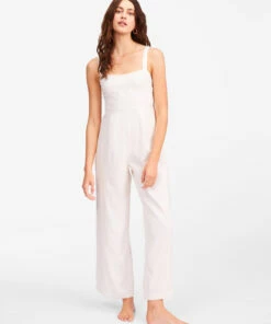 BILLABONG Sandy Cove Jumpsuit SALT CRYSTAL