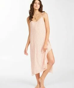 BILLABONG Sunbright Midi Slip Dress MELON 7 BILLABONG Sunbright Midi Slip Dress MELON -Womens Dresses sales 2022 abjwd00363 billabongw mel frt1