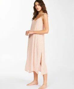 BILLABONG Sunbright Midi Slip Dress MELON 8 BILLABONG Sunbright Midi Slip Dress MELON -Womens Dresses sales 2022 abjwd00363 billabongw mel sd1