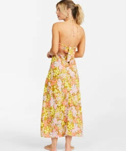 BILLABONG Retro Romance Halter Dress MOSS 7 BILLABONG Retro Romance Halter Dress MOSS -Womens Dresses sales 2022 abjwd00365 billabongw mos bck1