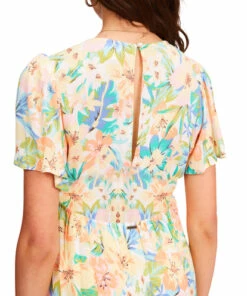 BILLABONG Jet Set Midi Dress BEACH GREEN -Womens Dresses sales 2022 abjwd00375 billabongw wmu dtl1