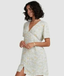 BILLABONG Melody Dress HONEY DEW -Womens Dresses sales 2022 abjwd00383 billabongw gbq0 sd1