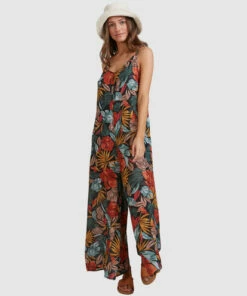 BILLABONG Sundaze Jumpsuit BLACK
