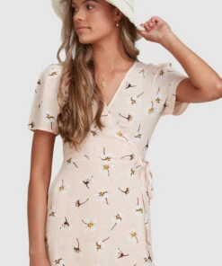 BILLABONG Feelin Peachy Mini Dress PEACHES -Womens Dresses sales 2022 abjwd00405 billabongw pec dtl1