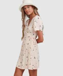 BILLABONG Feelin Peachy Mini Dress PEACHES