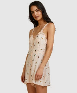 BILLABONG Feelin Peachy Romper PEACHES -Womens Dresses sales 2022 abjwd00407 billabongw pec sd1