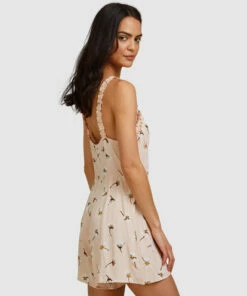 BILLABONG Feelin Peachy Romper PEACHES -Womens Dresses sales 2022 abjwd00407 billabongw pec sd2