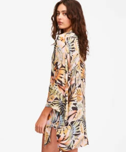 BILLABONG Parisian Nights Kimono Top MULTI -Womens Dresses sales 2022 abjwt00210 billabongw bk2 sd1