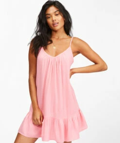 BILLABONG Beach Vibes Beach Cover-Up PINK SUNSET