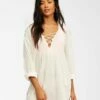BILLABONG Same Story Beach Cover-Up Hoodie SALT CRYSTAL