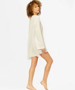 BILLABONG Blue Skies Crepe Beach Cover Up SALT CRYSTAL -Womens Dresses sales 2022 abjx600177 billabongw scs sd1