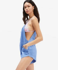 BILLABONG Wild Pursuit Overalls Romper SALT CRYSTAL 28 BILLABONG Wild Pursuit Overalls Romper SALT CRYSTAL -Womens Dresses sales 2022 j204tbwi billabongw ssd sd1