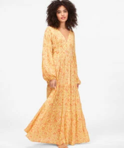 BILLABONG Cosmos Maxi Dress STAY GOLDEN