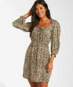 BILLABONG Riviera Mini Dress ANIMAL